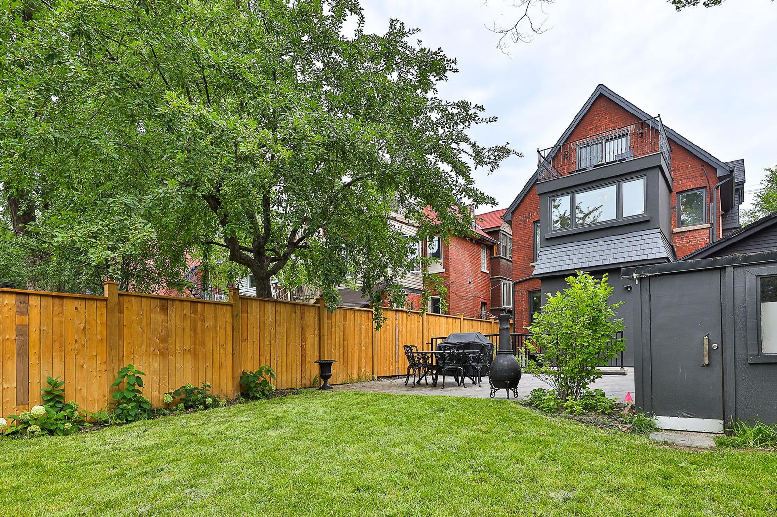 Private rear garden